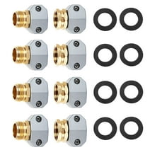 4 Sets Garden Water Hose Repair Kits Fitting Female and Male Fix Extend Water Hose Connector 3/4 5/8