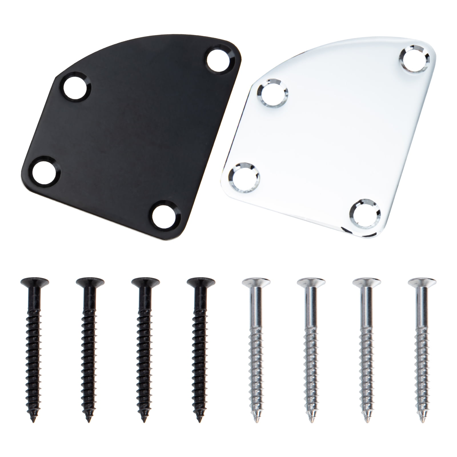4 Sets Guitar Reinforcement Board Electric Part Guitars Neck Plate