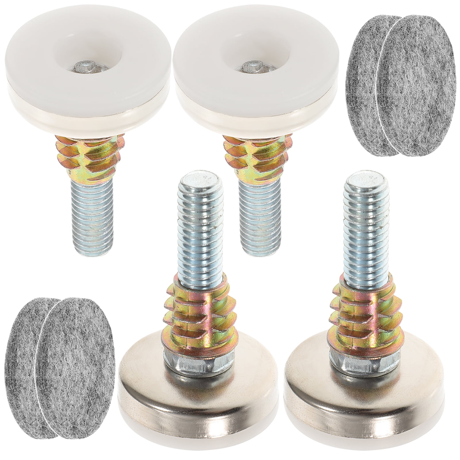 4 Sets Heavy Duty Chair Adjustable Feet Foot Sofa Legs Extenders