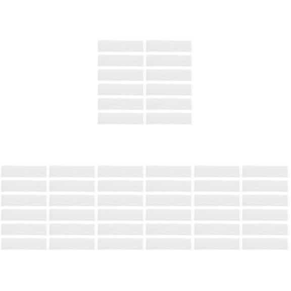 FENGGUIQU 36 Cards Clear Adhesive Label Pockets for Classroom Warehouse