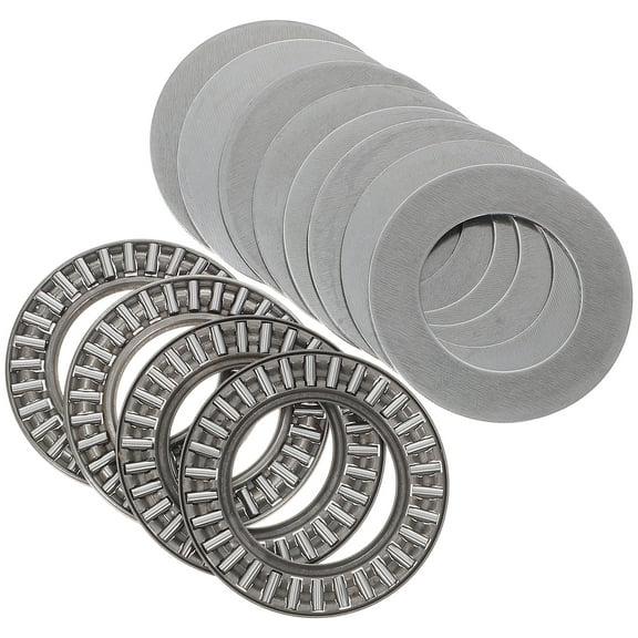 4 Sets Iron One Way Bearing Thrust Needle Roller Bearings Miniature Milling Machine