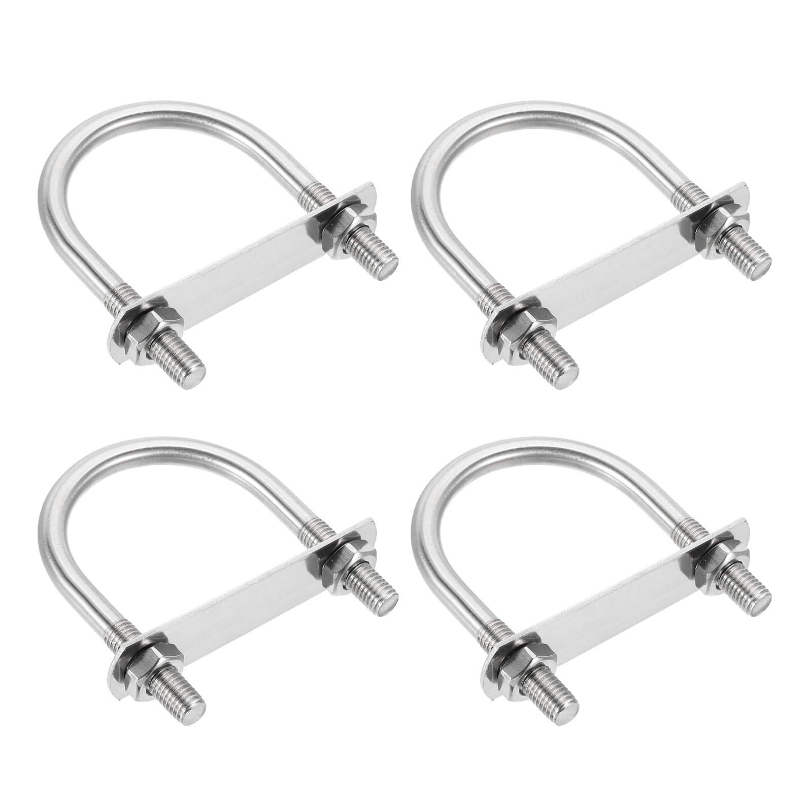 4 Sets M10 Round U-Bolts 36mm Inner Width 95mm Length U-Clamp Bolt