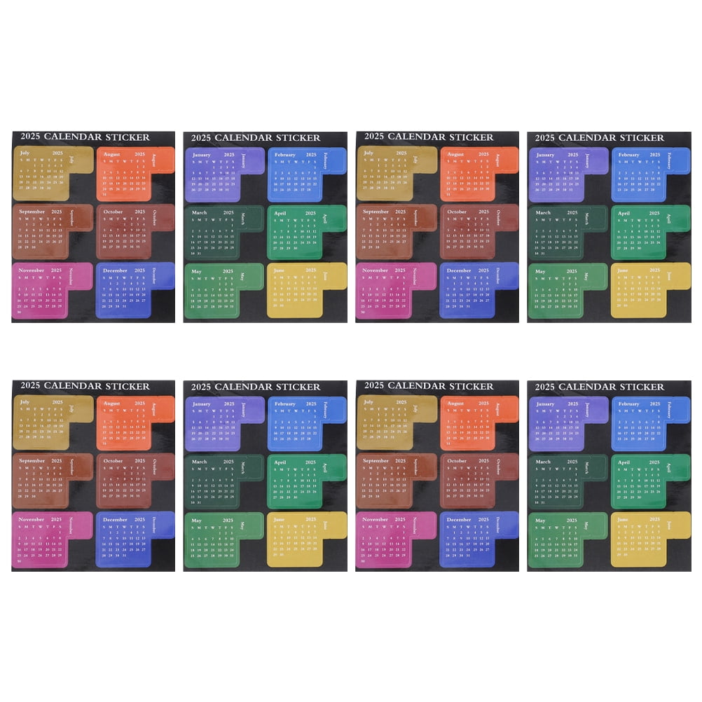 4 Sets Month Tabs For Planner Monthly Agenda Stickers Walmart 4 sets month tabs for planner monthly agenda stickers walmart