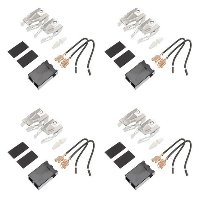 4 Sets Multifunction Range Receptacle Burner Receptacle Kit for Stove