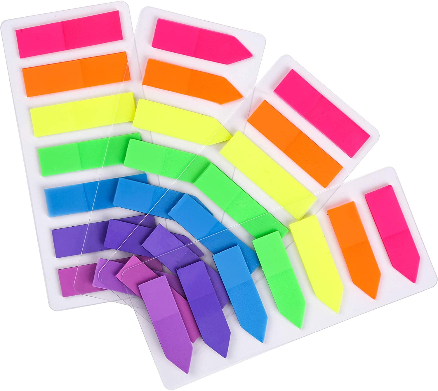 Sigel HN682 Page Markers - 500 Removable Sticky Index Flags, 10 Bright Colors, 0.59x1.97 Inch