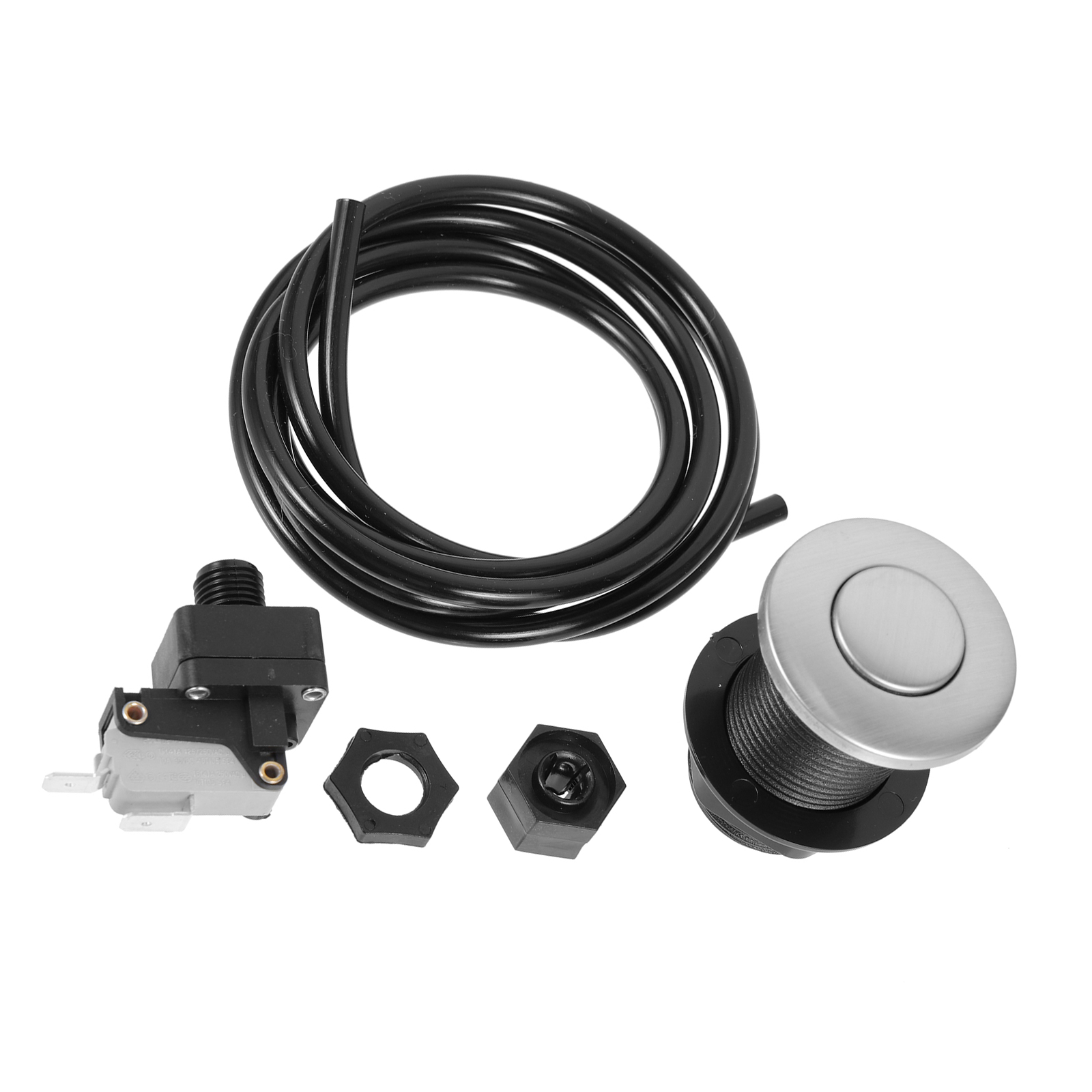 4 Sets Pneumatic Switch Bathtub Air Accessories Food Waste Disposer
