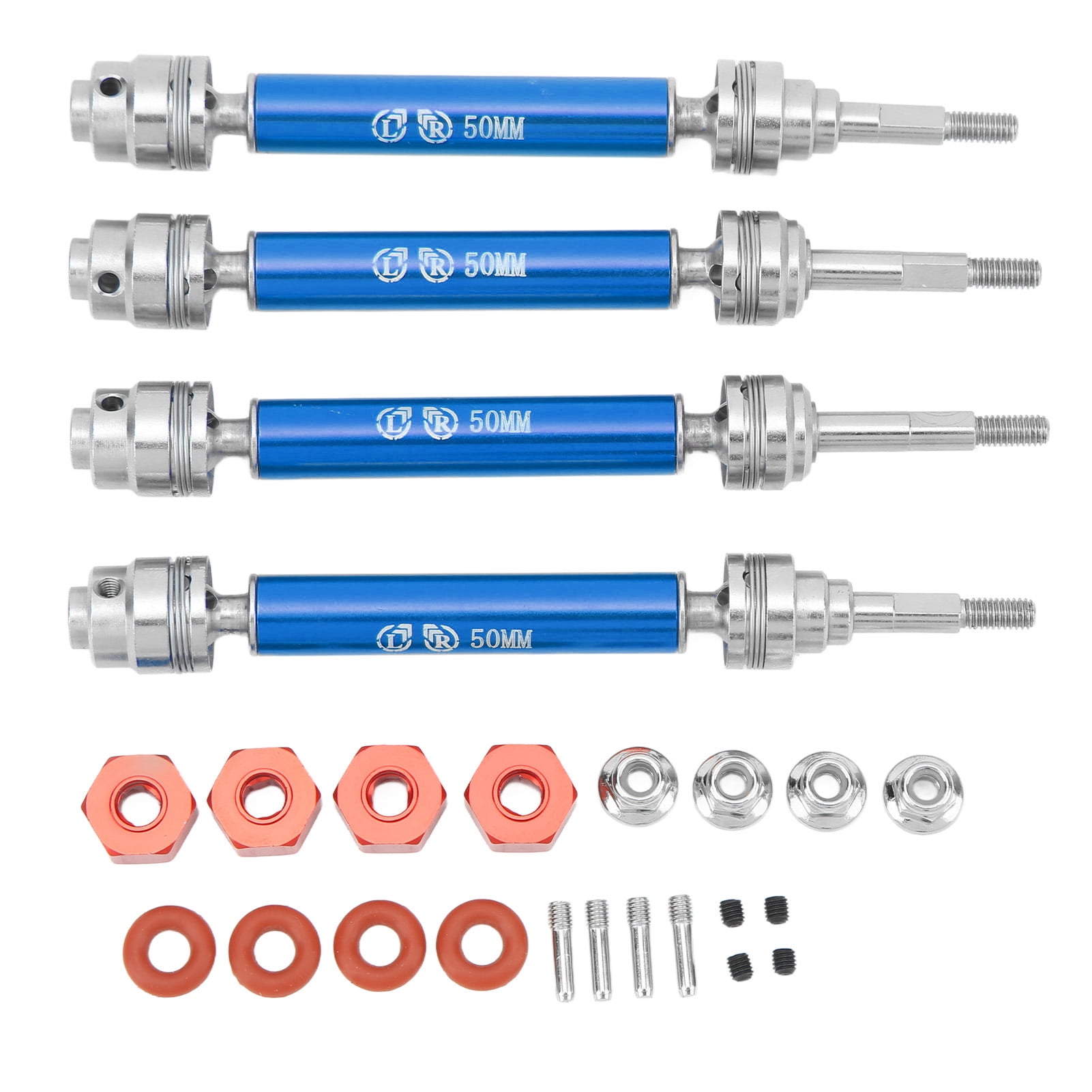 4 Sets RC Steel Front and Rear CVD Drive Shafts Replacement RC Upgrades