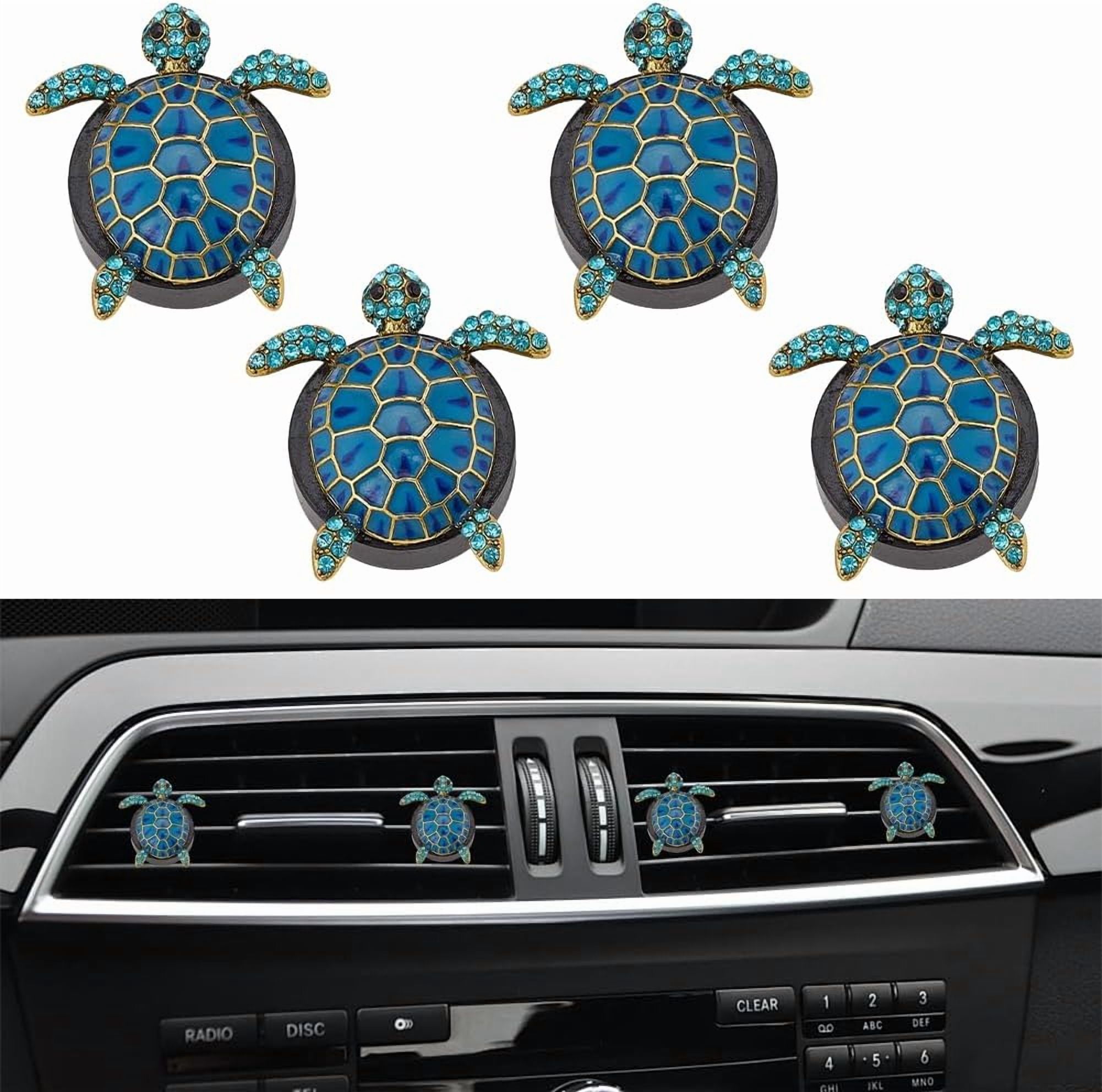 4 Sets Sea Turtle Air Vent Clips Blue Turtle Air Fresheners 32x33 ...