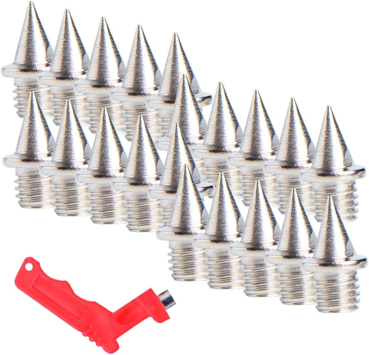 100 Pcs Track Spikes Replacement Nails Spikes With Spike Wrench Stainless  Steel Replacement For Sports Shoes Long Jump Athletics Sprint