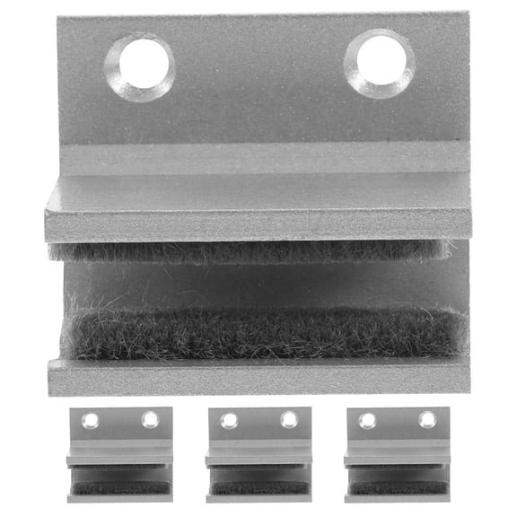 4 Sets Shower Door Guides Door Bottom Guides Shower Door Track Guides Sliding Door Bottom Guides