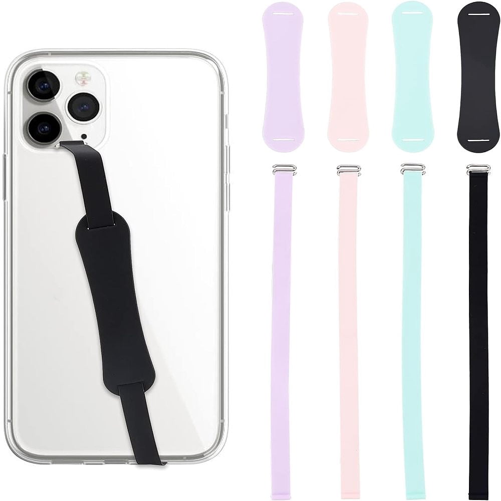 Universal Non-Slip Silicon Hand Strap Grip Accessory For Any Cell Phone Case