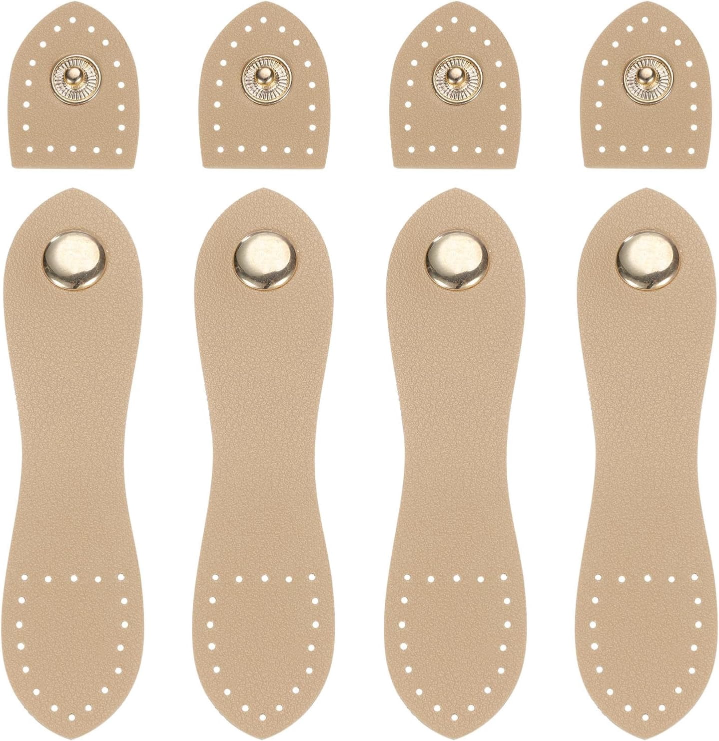 4 Sets Snaps Buckles Khaki Sew on Purse Tab Closures Fasteners for ...