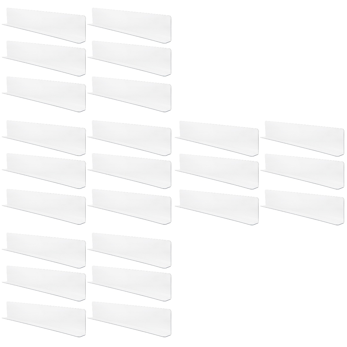 4 Sets Sofa Blocker Bed Gaps Filler under for Pets Toy Snack Clear Couch Toddler