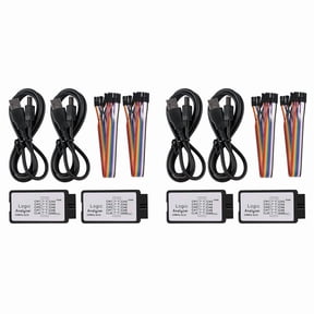 4 Sets USB Logic Analyzer 24MHz 8 Channel 24M/Seconds Logic Analyzer Debugger for ARM FPGA Logic Analyzer Logic 24M 8CH