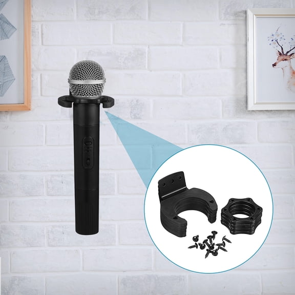 4 Sets Universal Microphone Mount for Home Use and KTV
