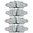 thumbnail image 1 of 4 Sets Utility Trailer Wood Panel Side Straight Bracket, for Stake Body Latch Rack Gate Connector - 8 Pack, 4 Joints, 1 of 4