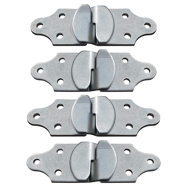 Stake Rack Body Hardware 4 Sets Utility Trailer Wood Panel Side Straight Bracket, for Stake Body ...