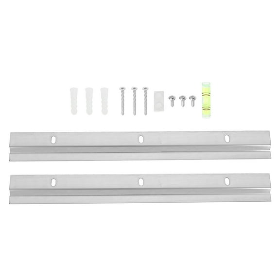 4 Sets Wall Hanging Clear Hangers Interlocking for Photo Frames French Cleat Picture Bracket Kits