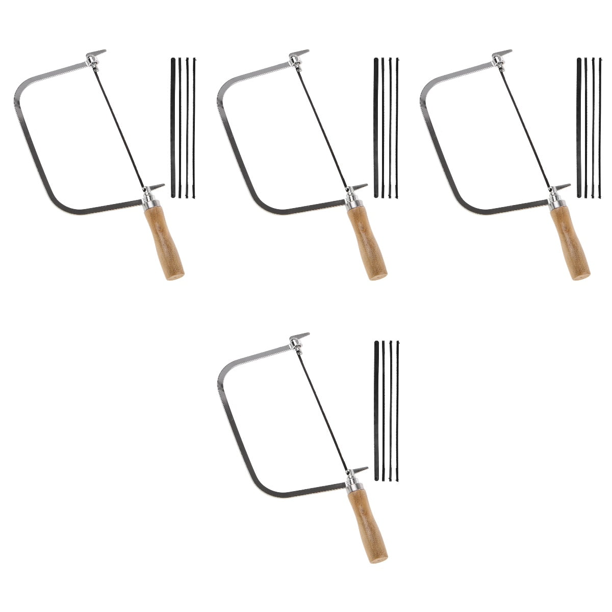 4 Sets Woodworking Coping Saw U-Shaped Saw Mini Hand Saw Coping Saw ...