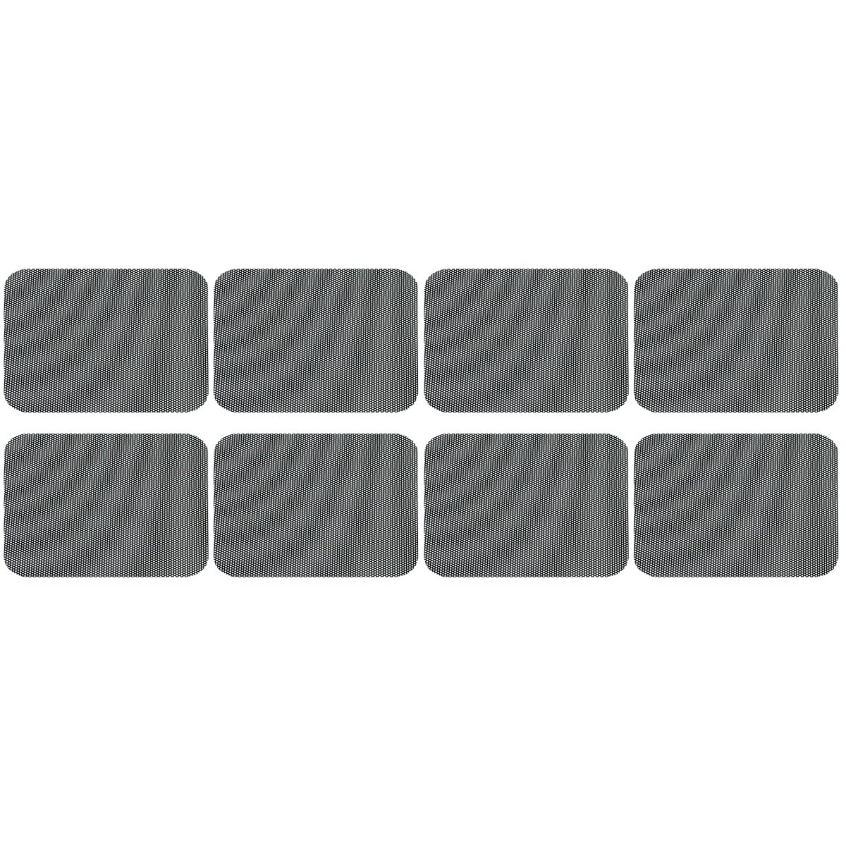 4 Sets of Car Side Window Sunshade Sticker Adhesive Black Film Stickers ...