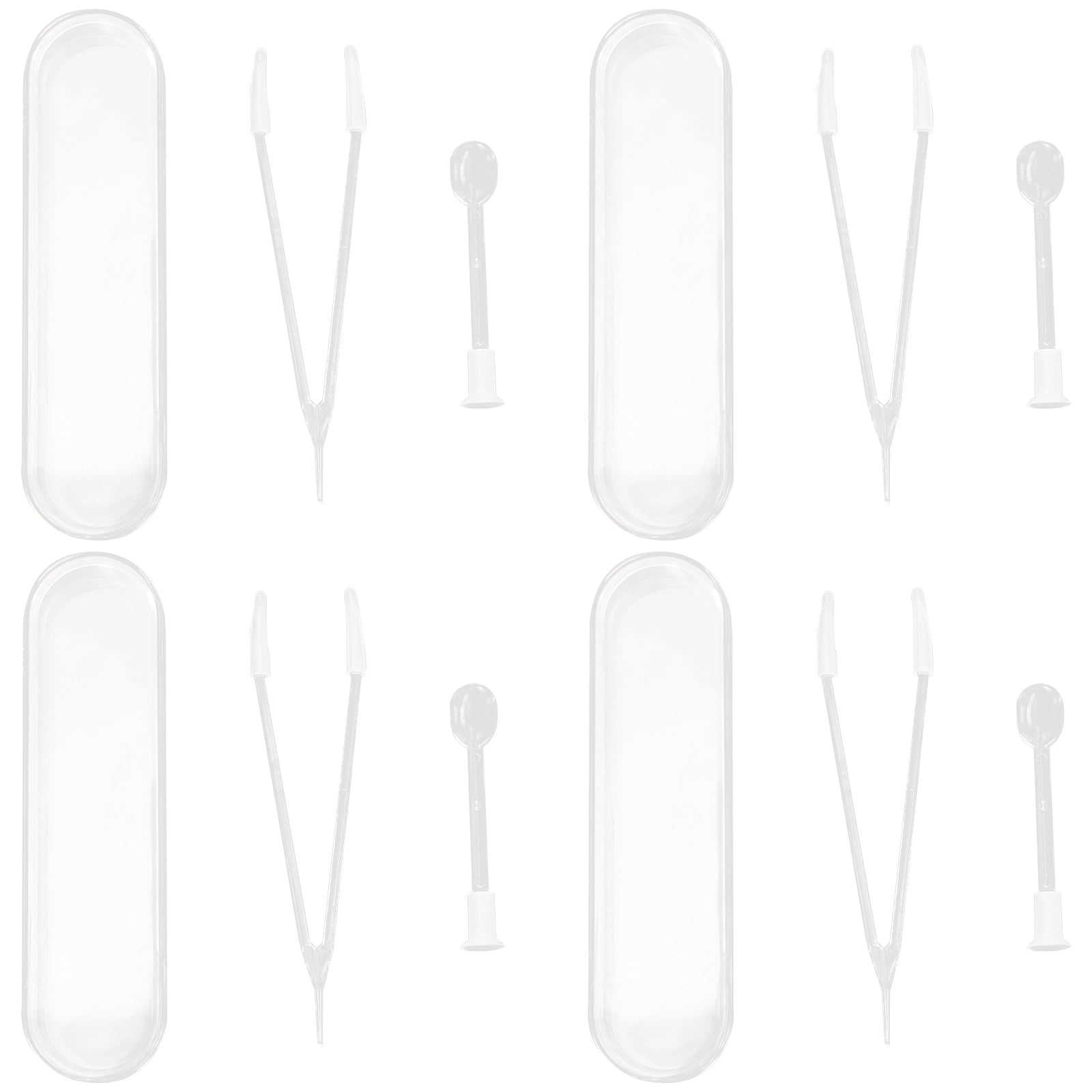 4 Sets of Contactlens Wearing Tool Contactlens Tweezers Small Stick Kit Contactlens Removal