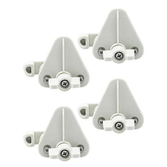4 Sets of Door Latch Replacement Kits Yacht RV Kayak Door Buckle RV Door Buckle Suitable for Left and Right Hinged Doors,4 * latch,White