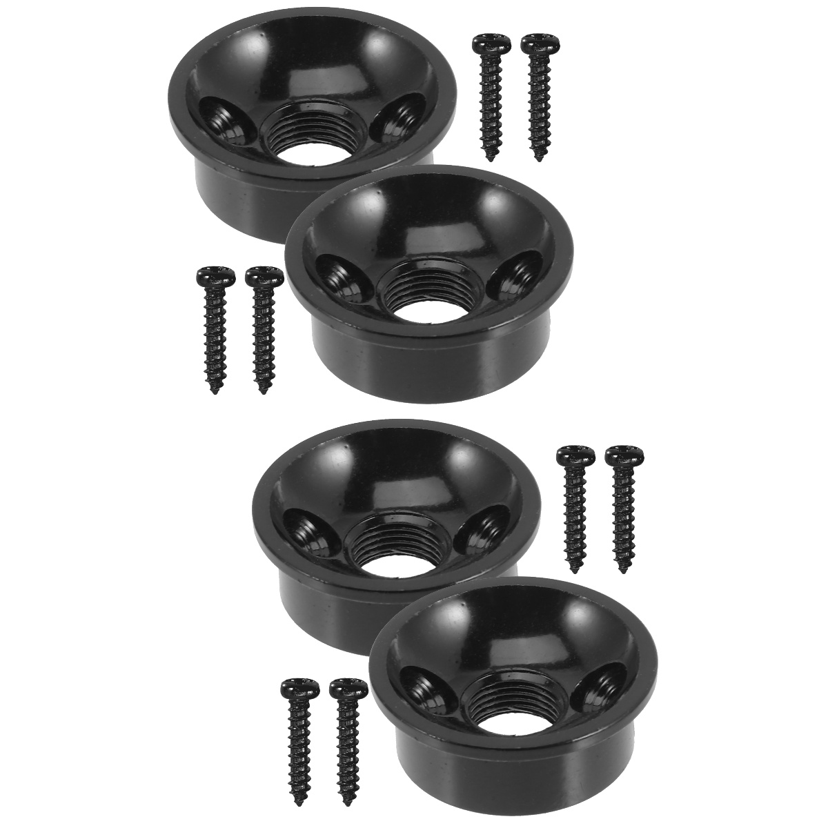 4 Sets of Professional Electric Guitar Jack Plates Jack Plates for