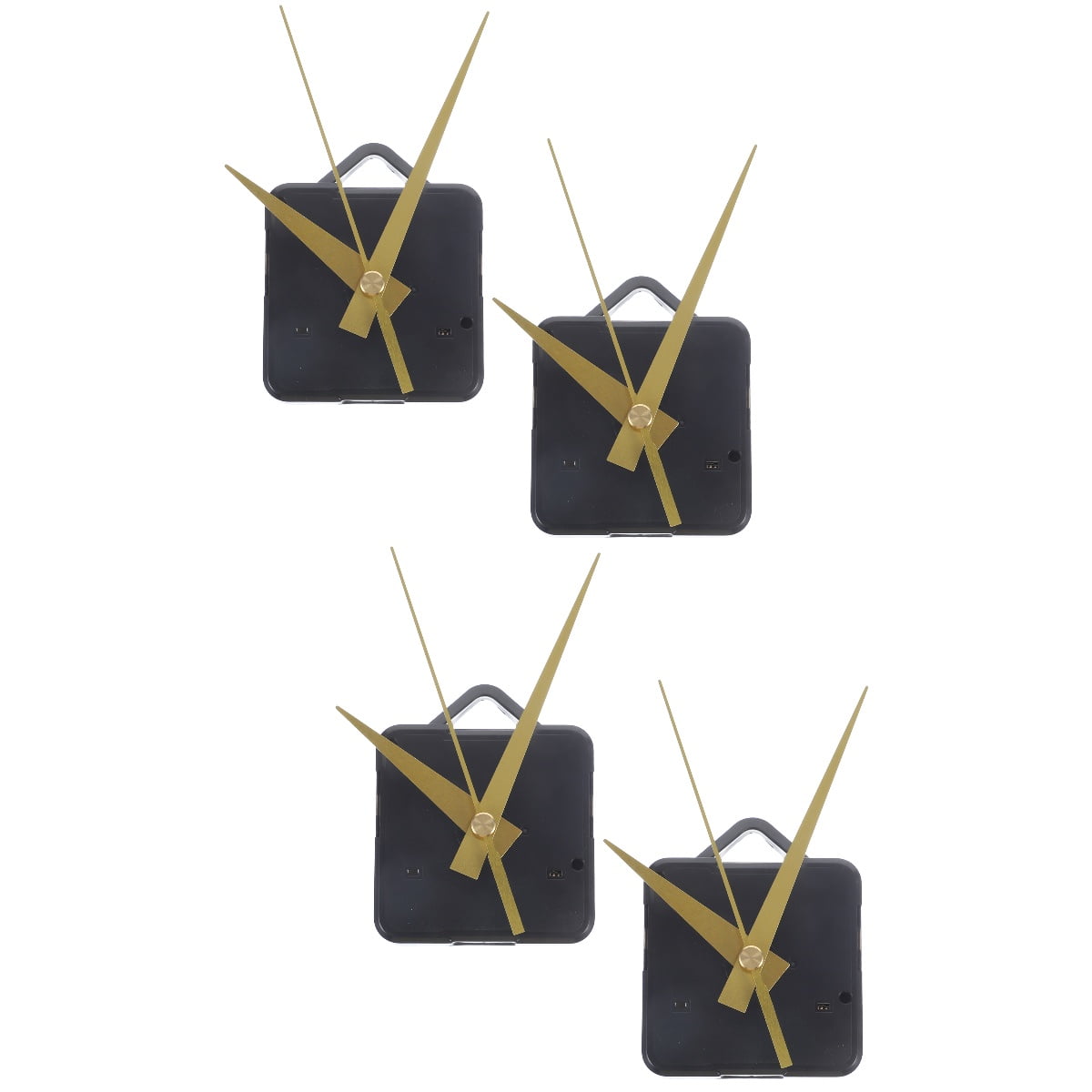 4 Sets of Replaceable Clock Movements DIY Clock Mechanism Kits Wall Clock Movements