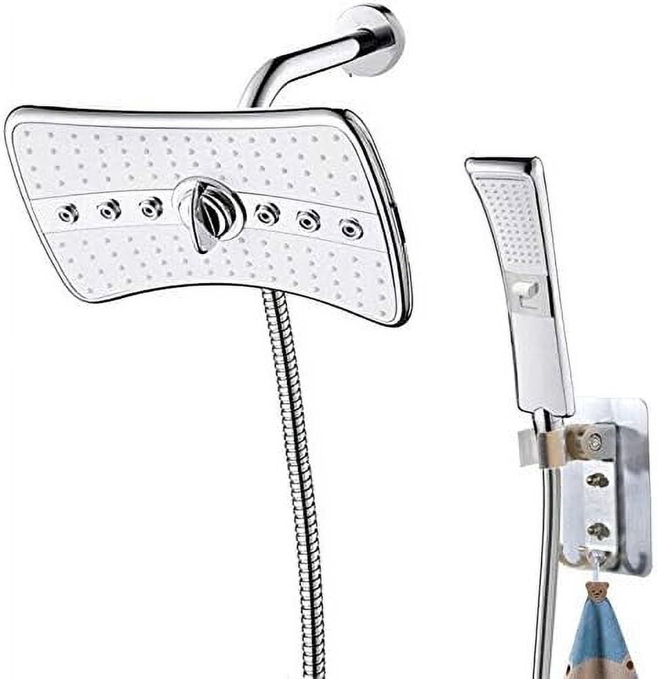 4 Setting Chrome Shower Head Quir Shower head Shower head with handheld Shower heads Shower head Handheld shower heads Rain setting shower heads Showerheads & handheld showers Shower heads