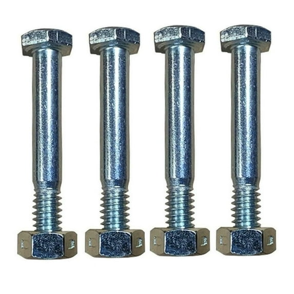 RAParts 4 Shear Pins & Nuts 1-3/4"x 1/4" 51001500 Fits Ariens Fits John Deere Snowblower