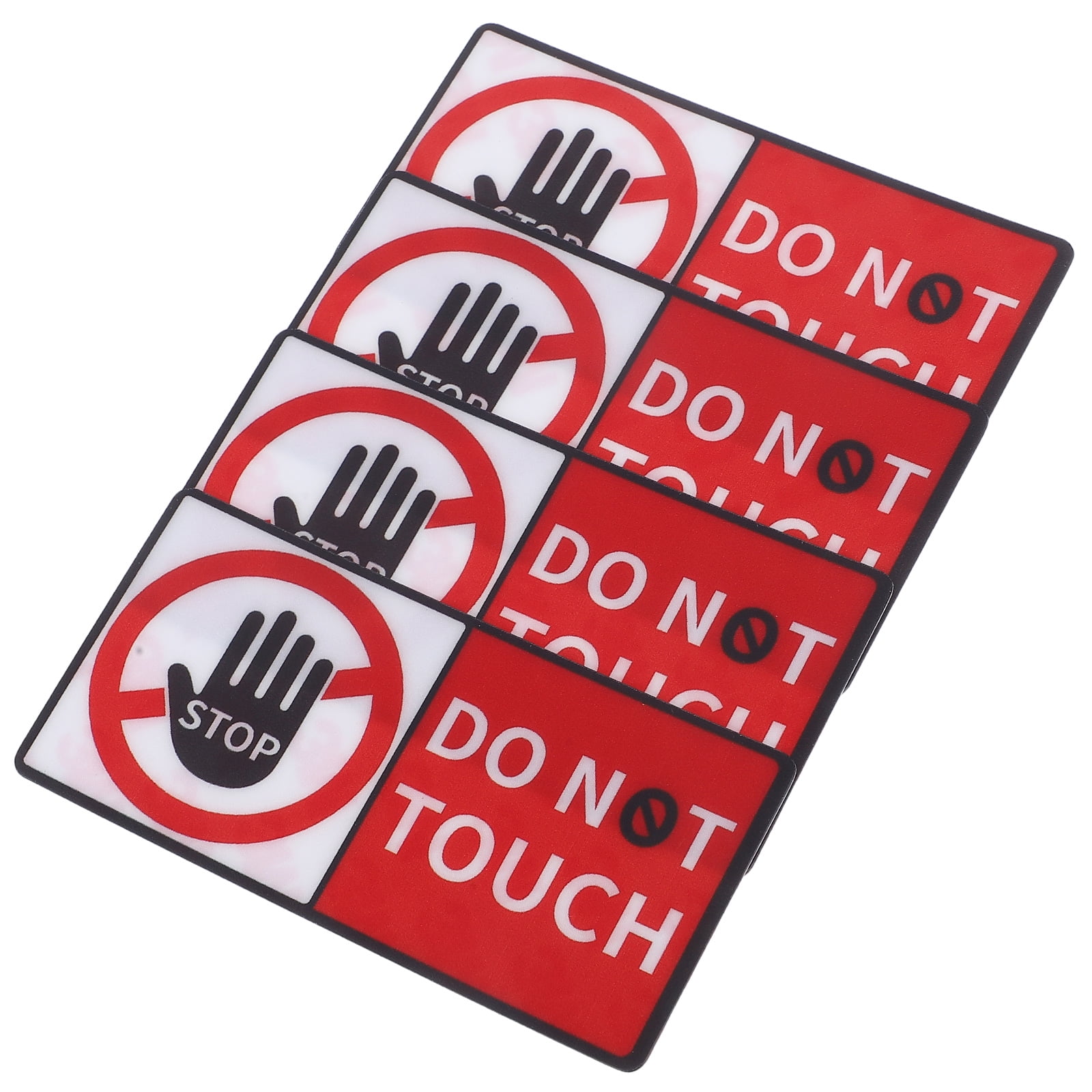 Stent Sticker Safety Labels with Adhesive for Toolboxes at Home 4 Sheets Vinyl ...
