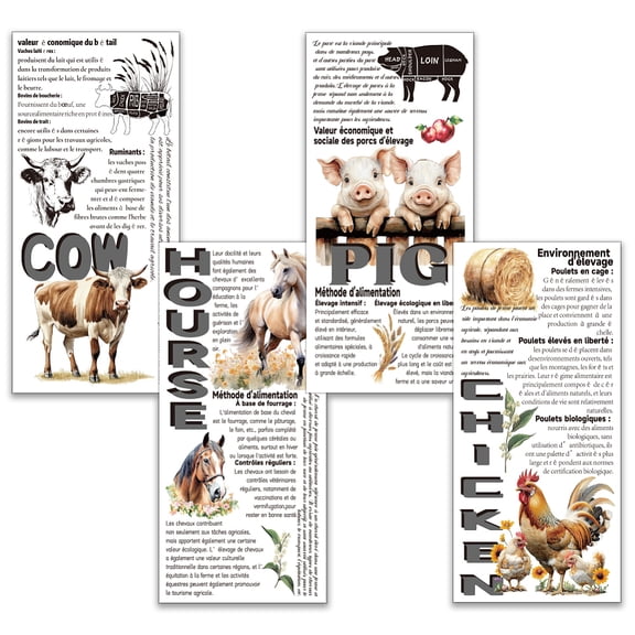 4 Sheets 4 Styles PVC Waterproof Decorative Stickers Self Adhesive Decals for Furniture Decoration 300x150mm 4pcs/set