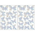thumbnail image 1 of 4 Sheets 56Pcs Butterfly Window Stickers Anti Collision Window Decals Non Adhesive Butterfly Window Clings Rainbow Stickers to Save Birds from Window Collisions for Prevention Glass Alert, 1 of 9