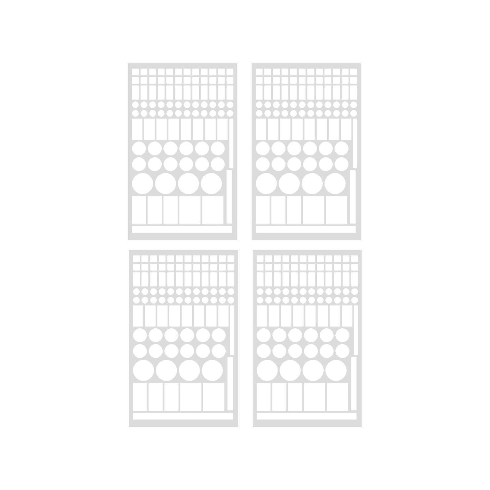 4 Sheets Adhesive Light Blocking Sticker For Electronic Device ...
