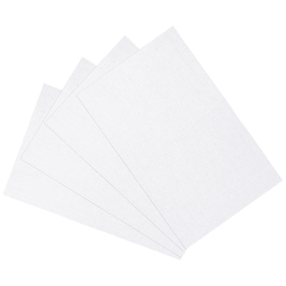 4 Sheets Cross Stitch Embroidery Cloth Cross Stitch Cloths Sewing Black Aida Cloth Embroidery