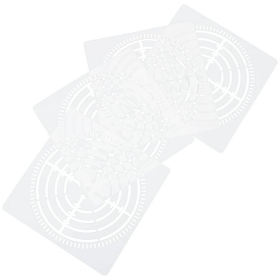 Raindrops Diy Mandala Templates Circular Shape 4Set 6x6in