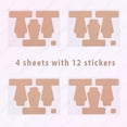 thumbnail image 1 of 4 Sheets Elastic Kinesiology Tape Thumb Support Precut Thumb Pain Relief Arthritis Tendonitis Fixed Support Anti Friction Bandage, 1 of 7
