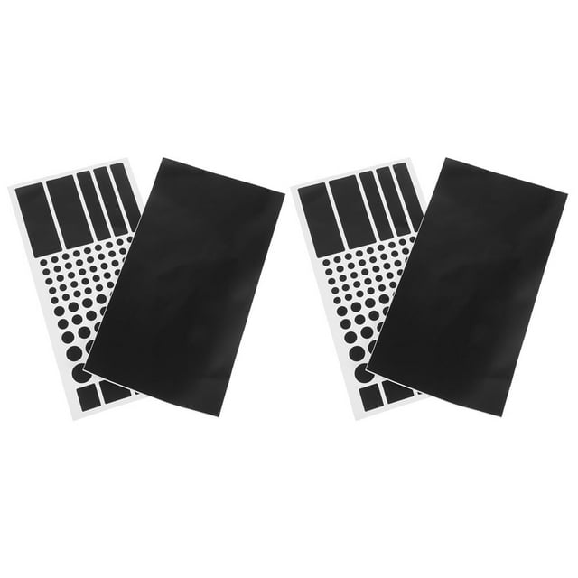 4 Sheets LED Light Shielding Sticker Electronic Cover Stickers Blackout Lamp Shade Dimming