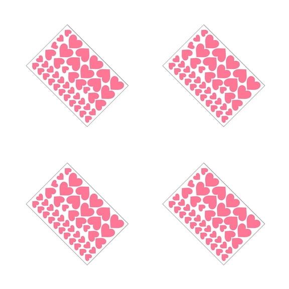 4 Sheets Pastel Rainbow Wall Decal Stickers Home Decor Baby