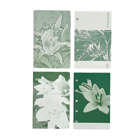 4 Sheets Planner Inserts with Double Writing