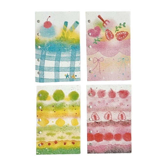 4 Sheets Planner Inserts with Double Writing