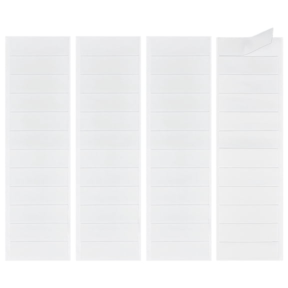 4 Sheets Silicone Anti-slip Grip Tape Rectangle Clear 380x110x1.3mm 12pcs/sheet