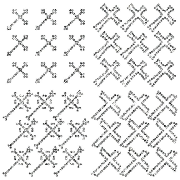 4 Sheets Small Paw Print Rhinestone Iron on Decal Bling Pet Iron on Transfers Patches Decals Hot fix Appliques Heat Transfer Glitter DIY