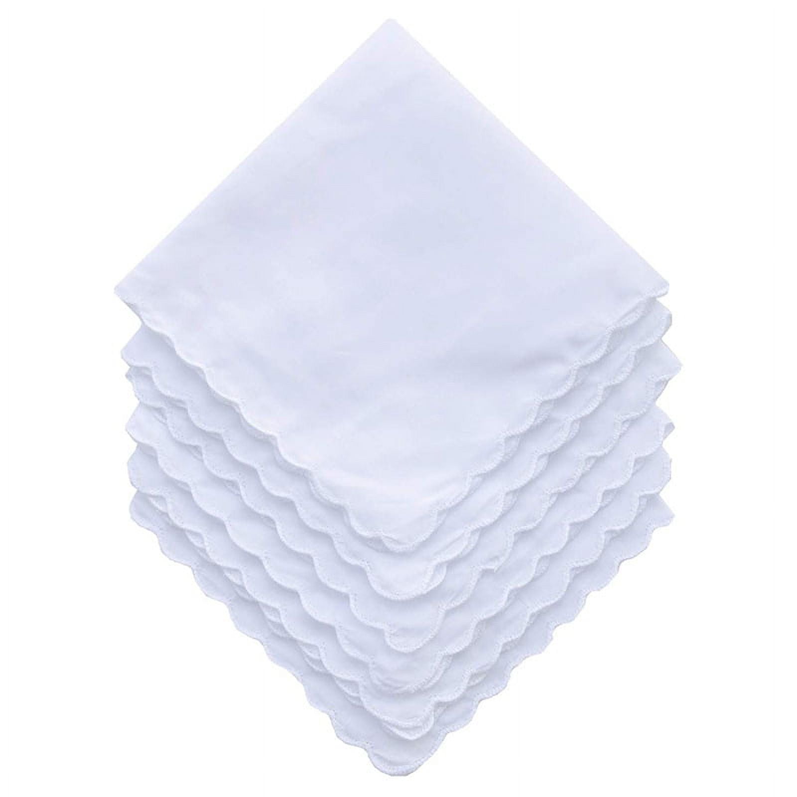 4 Sheets Square Kerchief Handkerchiefs Cotton Handkerchief Fashionable