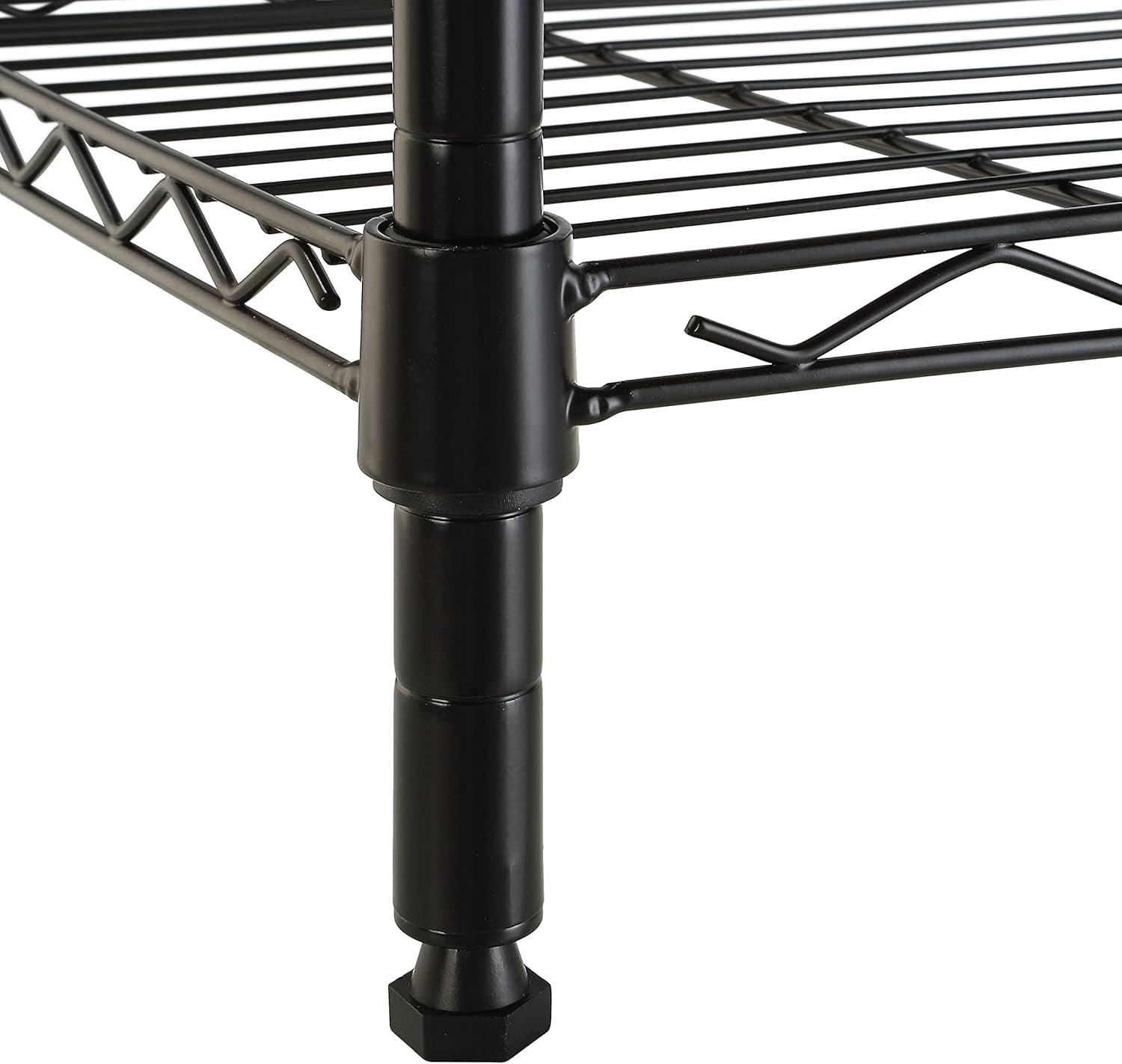 Unidad De Tantería De Alambre Epóxico Con Dos Repisas - 36 X 18 X 34", Zinc H-10439Z - Uline