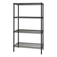 thumbnail image 1 of 4-Shelf Black Wire Shelving Unit, 18 x 36 x 54 in., 1 of 1