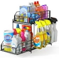 thumbnail image 1 of 4 Shelf Cabinet, Lockable Utility Storage w/ Adjustable Shelves, Gray - Plastic Shelving Unit for Organizing Garage, Pantry, Basement, Laundry Room or Mudroom, 1 of 4