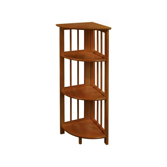 4 Shelf Corner Folding Bookcase