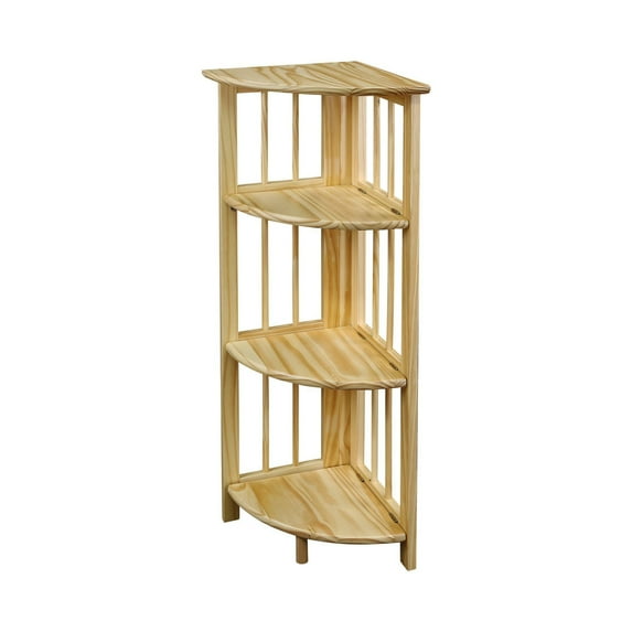 4 Shelf Corner Folding Bookcase