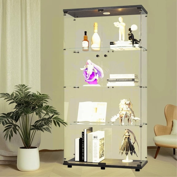 4-Shelf Design - Battery Power - Hallway Decor - Display Trophies